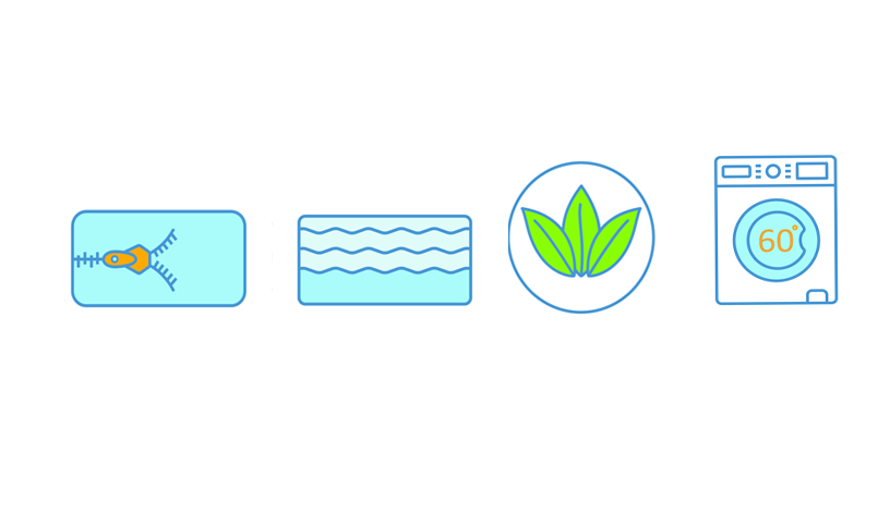 Poduszka Aloe Vera pianka visco, dopasowywanie do kształtu głowy, koniec z bólem kręgosłupa 40x60 50x70 70x80