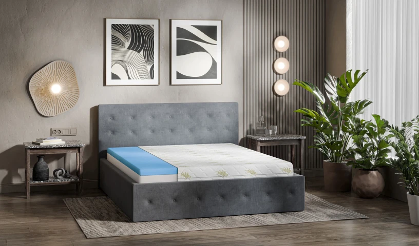 Łóżko tapicerowane do sypialni + materac komplet 140/200, 160/200, 180/200