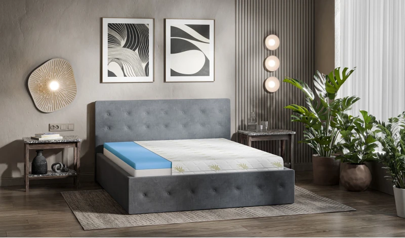 Łóżko tapicerowane do sypialni + materac komplet 140/200, 160/200, 180/200