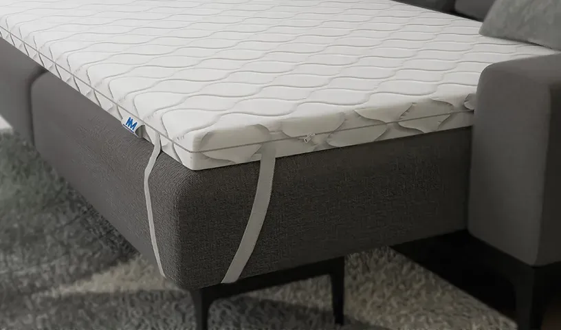 Nakładka na materac  z pokrowcem pianka masująca oraz elastyczna 8cm dwustronny nawierzchniowy