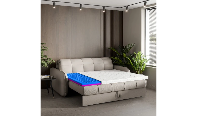 Materac nawierzchniowy nakładka dwustronny z pokrowcem koniec z bólem pleców pianka masująca 80x200 90x200 120x200 140x200 160x2