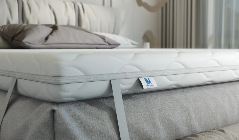 Nakłada na materac średnio-twardy z pokrowcem  koniec z bólem pleców