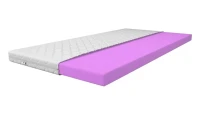 Materac piankowy nawierzchniowy miękki H2  Milano dwustronny z pokrowcem 80x200 90x200 cm Materac piankowy nawierzchniowy miękki H2  Milano dwustronny z pokrowcem 80x200 90x200 cm