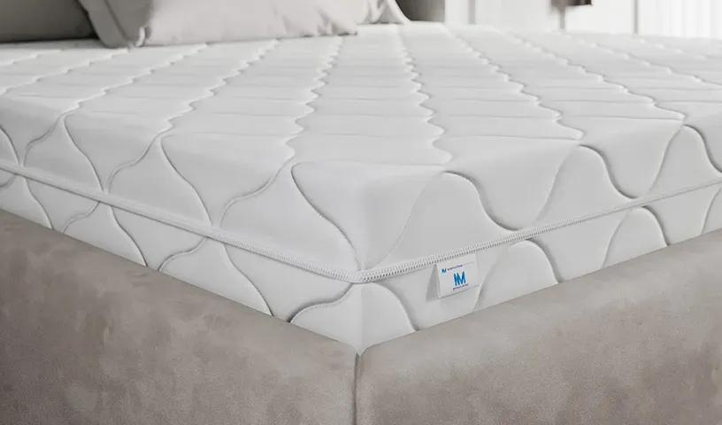 Materac sprężynowy dwustronny  z pokrowcem średnio-twardy 16cm  SUPER TINO Materac sprężynowy dwustronny  z pokrowcem średnio-twardy 16cm  SUPER TINO