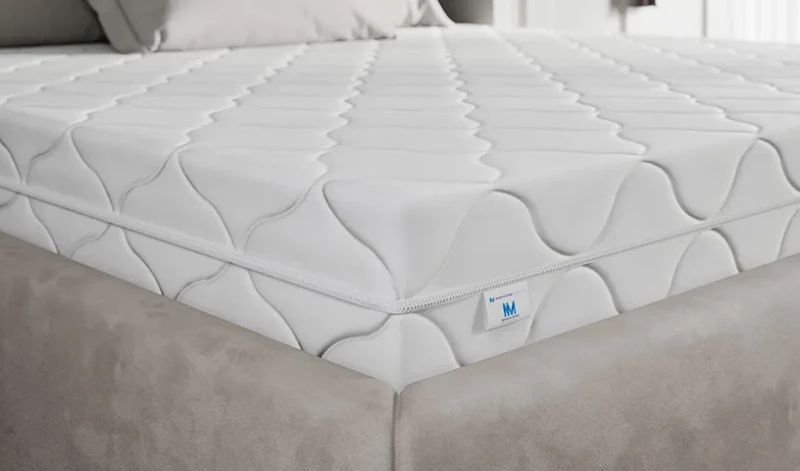 Materac sprężynowy dwustronny  z pokrowcem średnio-twardy 16cm  SUPER TINO Materac sprężynowy dwustronny  z pokrowcem średnio-twardy 16cm  SUPER TINO