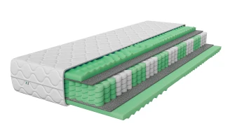 Materac sprężynowy dwustronny z pokrowcem pianka masująca koniec z bólem kręgosłupa 80x200 90x200 120x200 140x200 160x200 180x20