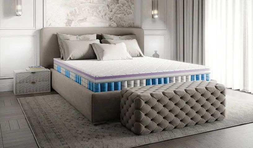 Materac sprężynowy kieszeniowy wygodny 80x200 90x200 120x200 140x200 160x200 180x200