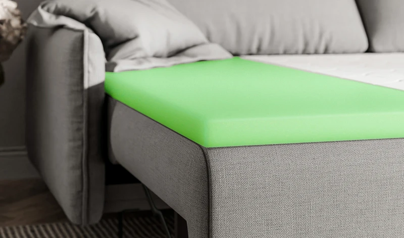 Nakładka na materac z pokrowcem średnio-twardy 5cm topper premium 80x200 90x200 120x200 140x200 160x200 180x200