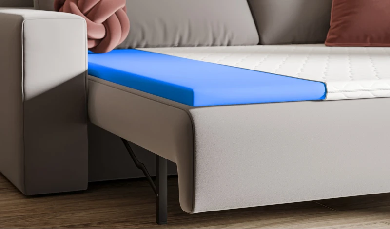 Nakładka na materac z pokrowcem pianka visco miękki 4cm. Materac występuje w wymiarach 80x200 90x200 120x200 140x