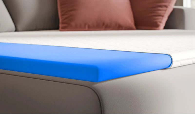 Nakładka na materac z pokrowcem pianka visco miękki 4cm. Materac występuje w wymiarach 80x200 90x200 120x200 140x