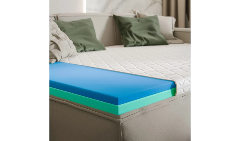 Materac nawierzchniowy o dwóch twardościach miękki-średniotwardy. Premium 80x200 90x200 120x200 140x200