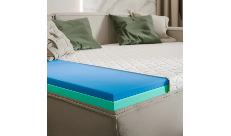 Materac nawierzchniowy o dwóch twardościach miękki-średniotwardy. Premium 80x200 90x200 120x200 140x200