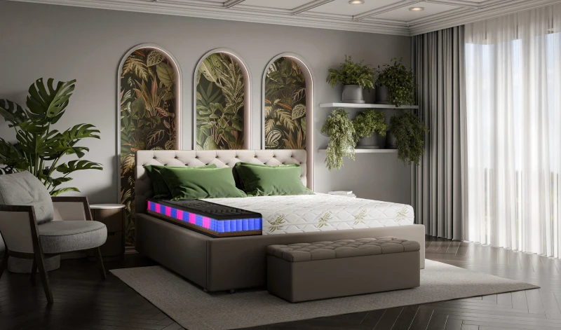 Materac sprężynowy dwustronny z pokrowcem koniec z bólem kręgosłupa. funkcja masażu Premium Black 90x200 120x200 140x200 160x200 Materac sprężynowy dwustronny z pokrowcem koniec z bólem kręgosłupa. funkcja masażu Premium Black 90x200 120x200 140x200 160x200