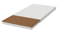 KOKOS MAX 80 x 200 x10 cm Materac piankowy + kokos - Antybakteryjny