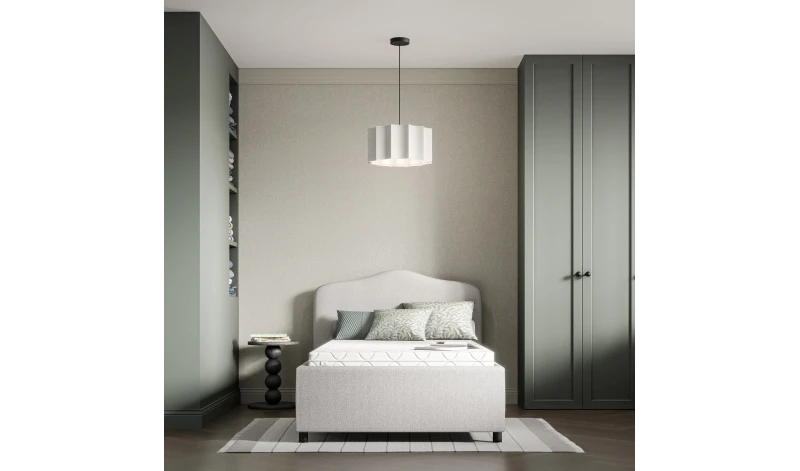 KOKOS MAX 80 x 200 x10 cm Materac piankowy + kokos - Antybakteryjny