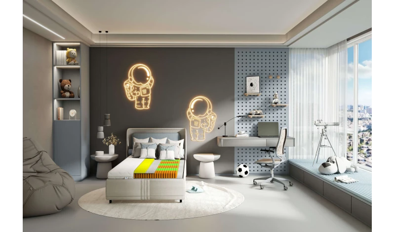 Materac sprężynowy jednostronny dla dzieci i młodzieży 11cm. 80x200 90x200 cm Materac sprężynowy jednostronny dla dzieci i młodzieży 11cm. 80x200 90x200 cm