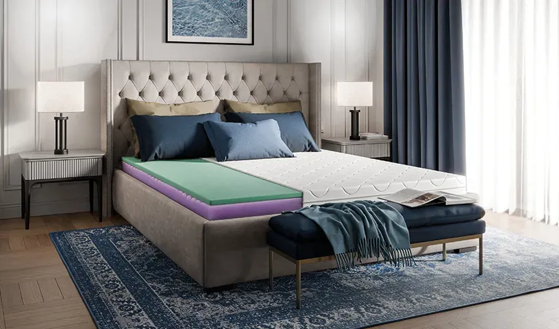 AISHA Materac piankowy strefowy o grubości 15 cm 80x200 90x200 120x200 140x200 160x200 180x200