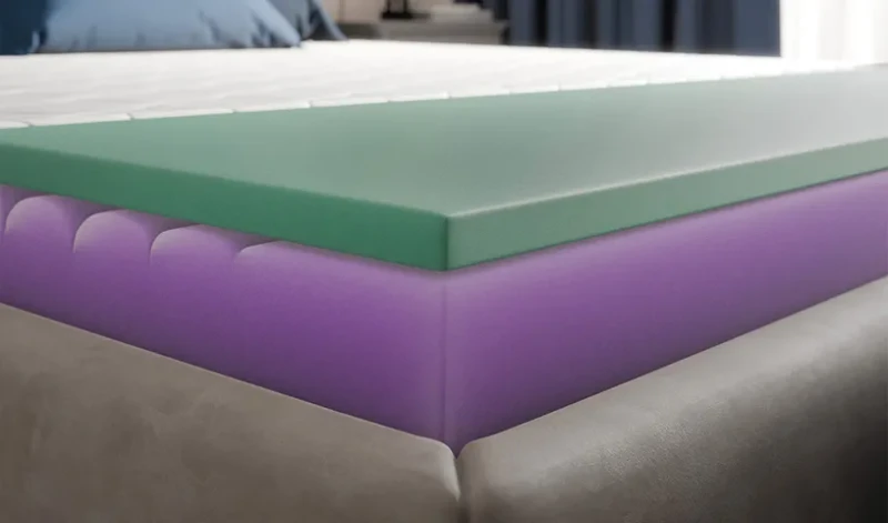 AISHA Materac piankowy strefowy o grubości 15 cm 80x200 90x200 120x200 140x200 160x200 180x200