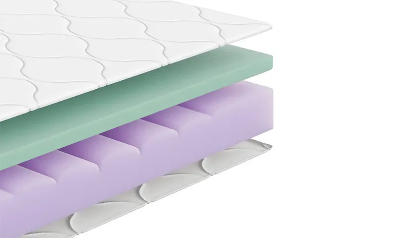 Materac piankowy 15 cm ADDISON strefowy wygodny z pokrowcem 80x200 90x200 120x200 140x200 160x200 180x200