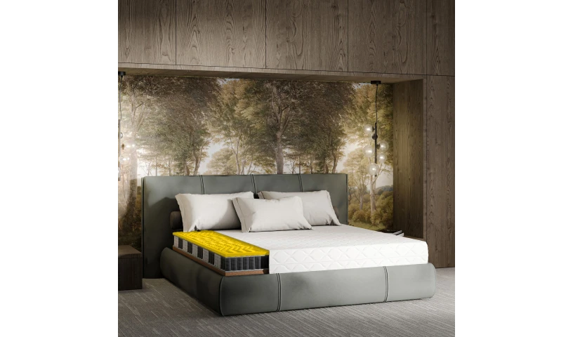 Materac sprężynowy dwustronny z pokrowcem koniec z bólem kręgosłupa