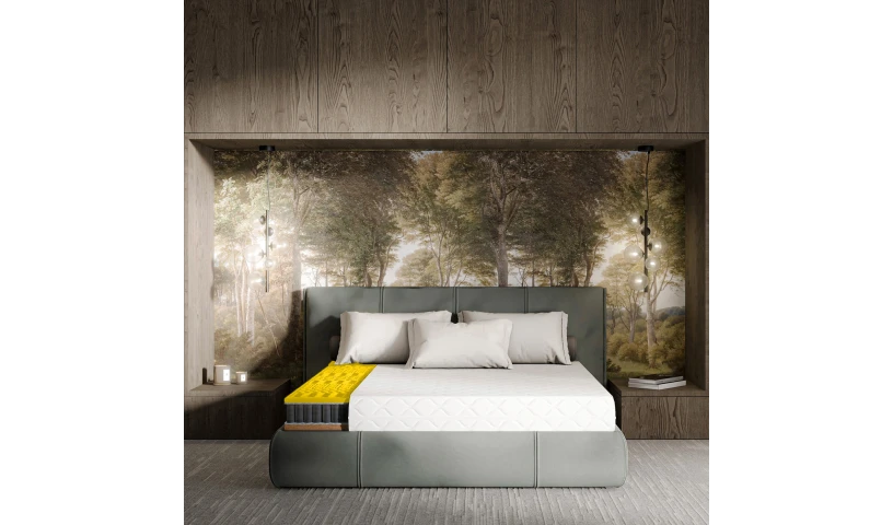 Materac sprężynowy dwustronny z pokrowcem koniec z bólem kręgosłupa