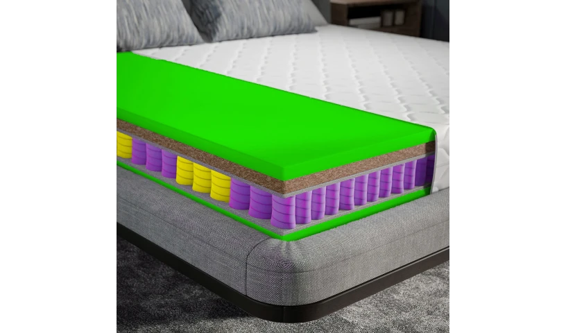 Materac Sprężynowy dwustronny, twardy-bardzotwardy. koniec z bólem pleców, materac premium