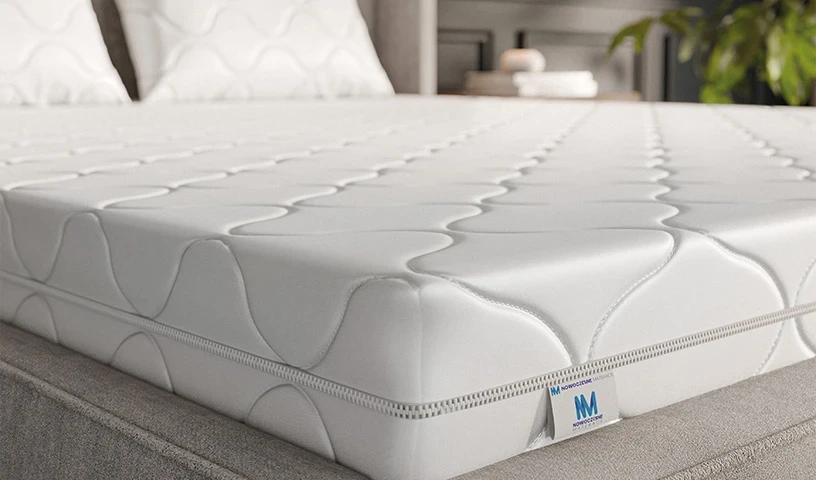 Materac piankowy hipoalergiczny 12 cm LUNA. Średnio-twardy występuje w rozmiarach 80x200 90x200 120x200 140x200 160x200 180x200