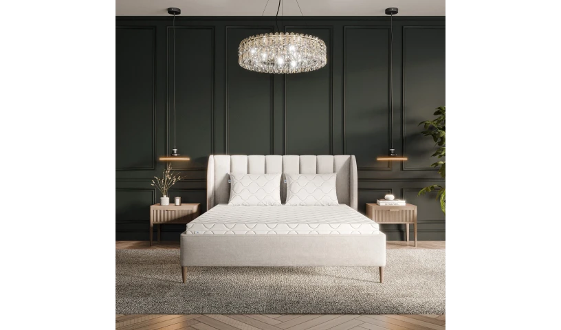 Materac piankowy hipoalergiczny 12 cm LUNA. Średnio-twardy występuje w rozmiarach 80x200 90x200 120x200 140x200 160x200 180x200