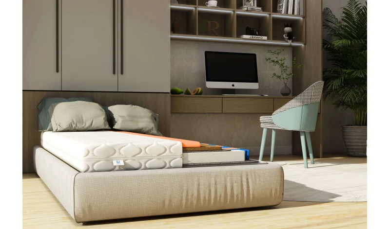 Materac sprężynowy dwustronny, dwie twardości, Materac premium 80x200, 90x200, 120x200, 140x200, 160x200, 180x200, 70x160, 80x16