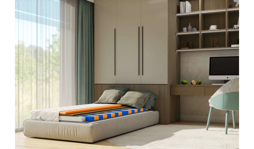 Materac sprężynowy dwustronny, dwie twardości, Materac premium 80x200, 90x200, 120x200, 140x200, 160x200, 180x200, 70x160, 80x16