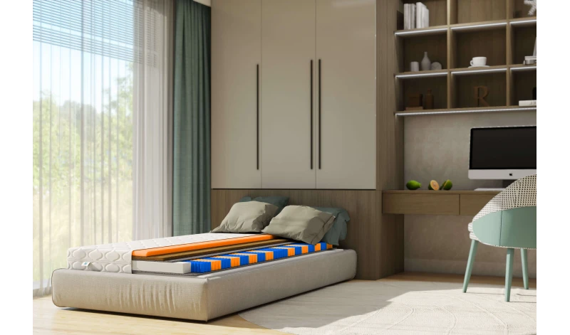 Materac sprężynowy dwustronny, dwie twardości, Materac premium 80x200, 90x200, 120x200, 140x200, 160x200, 180x200, 70x160, 80x16