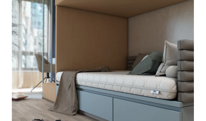 Materac dziecięcy hipoalergiczny 10 cm Luna KIDS dla dzieci piankowy 80x200 90x200