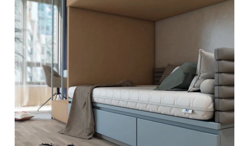 Materac dziecięcy hipoalergiczny 14 cm Luna KIDS dla dzieci piankowy 80x200 90x200