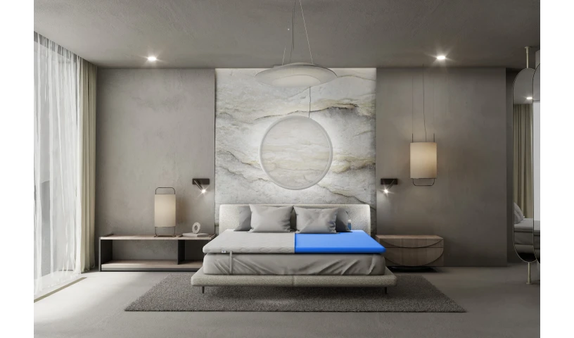 Materac nawierzchniowy visco z pokrowcem 7cm. Pianka premium 80x200 90x200 120x200 140x200 160x200 180x200 cm