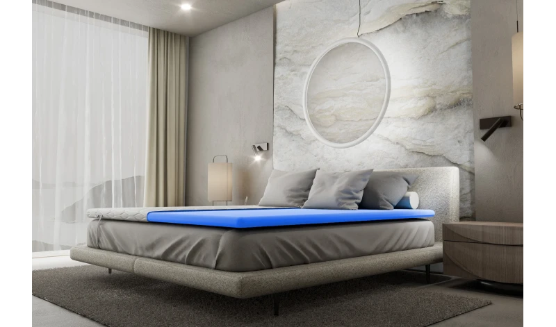 Materac nawierzchniowy visco z pokrowcem 7cm. Pianka premium 80x200 90x200 120x200 140x200 160x200 180x200 cm