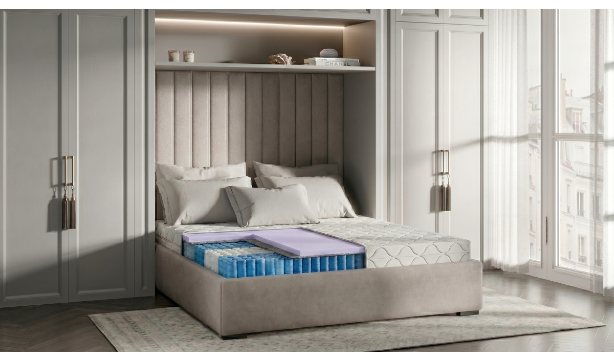 Materac sprężynowy dwustronny, średnio-twardy premium TINO 16cm 80x200 90x200 120x200 140x200 160x200 1