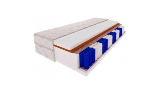 TIKO 90 x 190 x 17 cm Materac do łóżka kieszeniowy typu multipocket + kokos